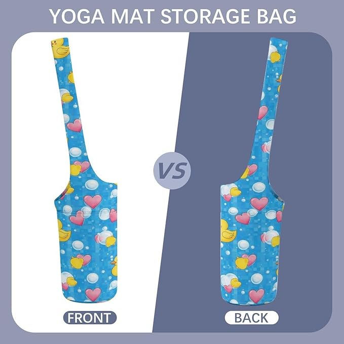 Stylish Yoga Mat Bag for Women Exercise Mat Holder with Shoulder Strap Yoga Mats Totes Sports Storage Bag