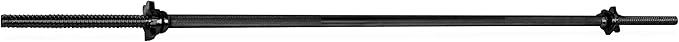 CAP Barbell 60” Standard Solid Threaded Bar 1-Inch, Multiple