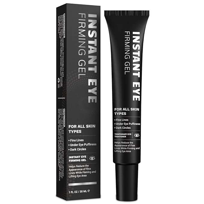 Seyoulala Instant Eye Firming Cream, Temporary Face Tightener Gel, Rapidly Reduces Under-Eye Bags, Dark Circles and Puffiness, Anti Aging Fine Lines, 24H Firming (1 oz, Unscented)