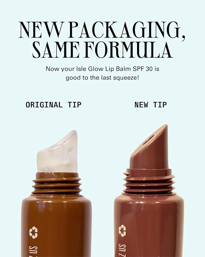 Cay Skin Isle Lip Balm SPF 30 – High Shine, Hydrating + Sheer Lip Gloss in Vanilla Brown Sugar Flavor – Formulated with Natural Ingredients for All Skin Tones – Bad Gyal Berry, 0.35 oz