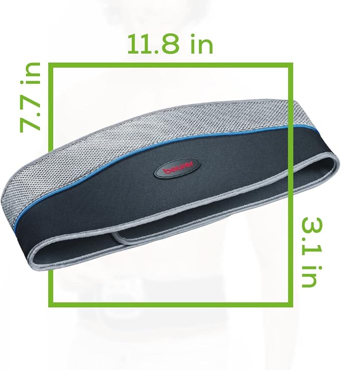 Beurer EM38 Lower Back Pain Relief Belt, TENS Unit Muscle Stimulator | 4 Electrodes | Adjustable & Breathable | Women & Men | Fits 30”-55” Waist | Lower Back Support, Lumbar Support, Back Brace Belt