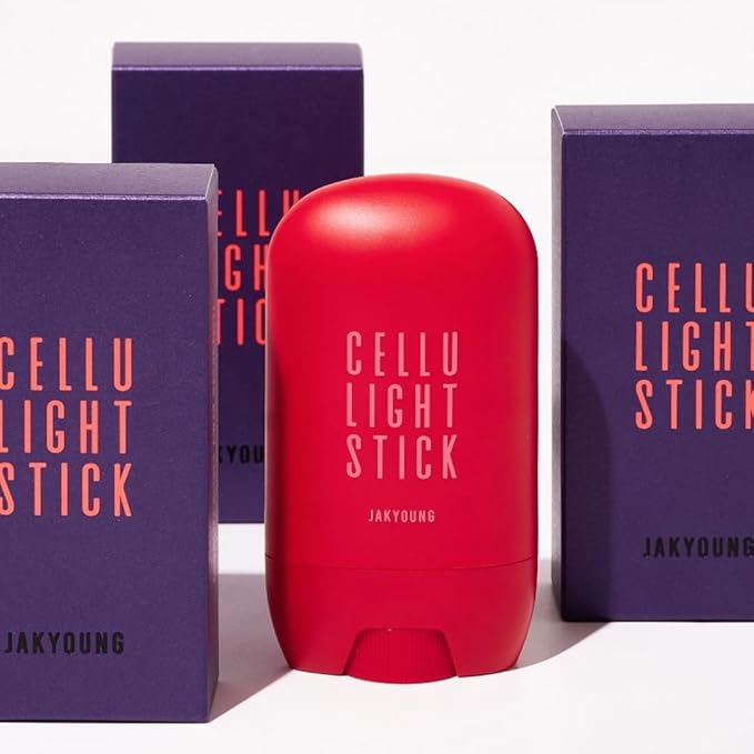 JAKYOUNG Cellu-Light Body Firming Stick – Helps Reduce the Appearance of Cellulite & Smooth Uneven Skin Texture | Pink Pepper & Essential Oils | Non-Greasy Massage Balm 1.76 oz (50 g)