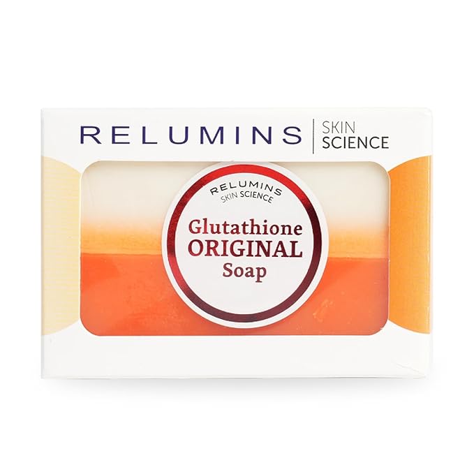 Relumins Glutathione Soap Bars - New Year, New You Deep Cleansing & Hydrating Soap for Smooth, Refreshed Skin - Gentle Exfoliating Formula for Face & Body - 2 x 150g Bars
