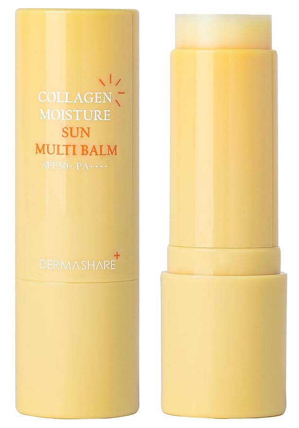 Dermashare Collagen Sun Grow balm SPF50 Brightening &Hydrating UV Shild for Glowing Skin Anti-Aging Korean Skincare 11g(0.38oz)