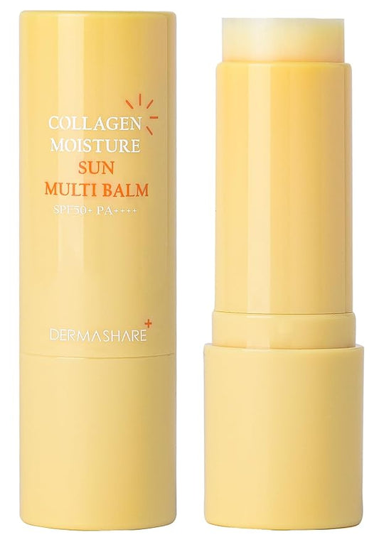 Dermashare Collagen Sun Grow balm SPF50 Brightening &Hydrating UV Shild for Glowing Skin Anti-Aging Korean Skincare 11g(0.38oz)