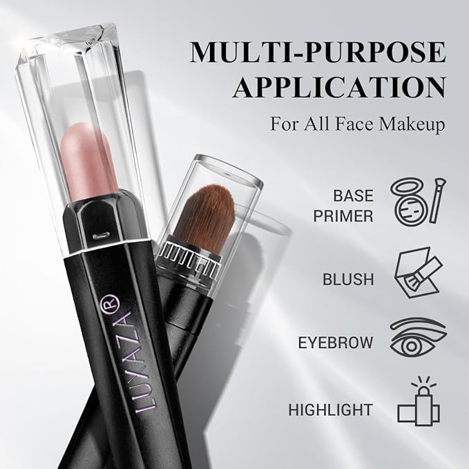 Orange Eyeshadow Stick Makeup Set 10PCS, Neutral Shimmer And Matte Cream Eye Shadow Palette, Metallic Bronze Smoky Eyeliner Brightener Crayon Kit, Ideal Gift for Women -Stellar Pink Quartz