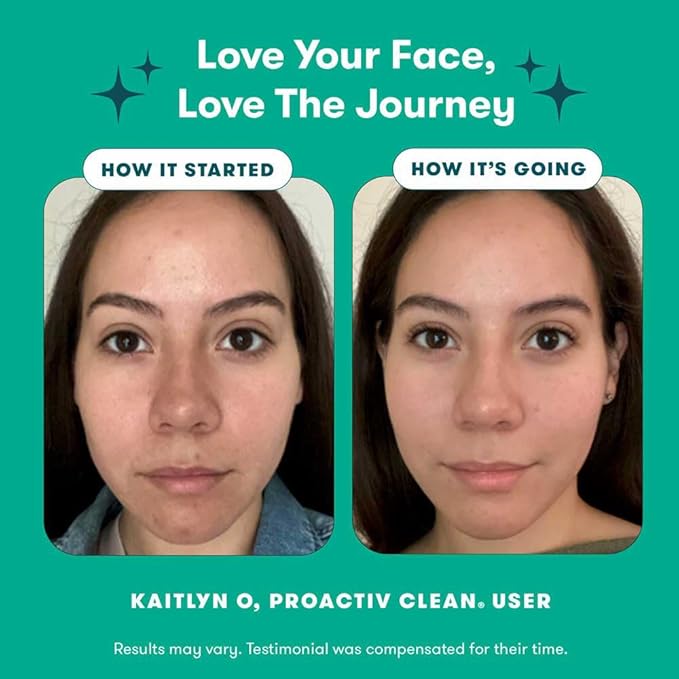 Proactiv Clean 3 Step Acne Routine w/ Pimple Patches- Sulfur Acne Treatment Cleanser, Azelaic Acid Serum, and Facial Moisturizer for Sensitive, Acne-Prone Skin- 30 Day Acne Kit with Pimple Patches