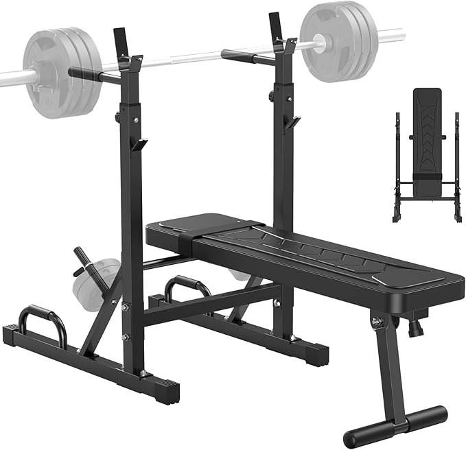 BEKING Weight Bench with Rack