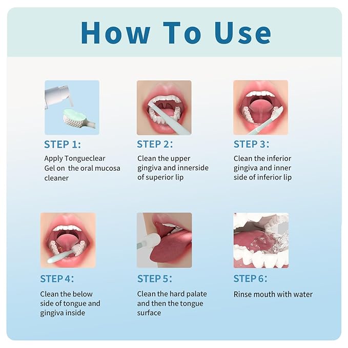 Tongue Cleaner Gel Mild Flavor | Tongue Cleaning Paste For Sensitive | Bad Breath and Halitosis | Mouth Odor Eliminator | Use with Tongue Brushes & Scrapers (2 Pack)