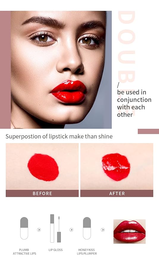 Lip Plumper Set,Natural Lip Plumper and