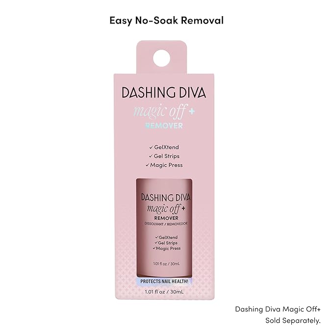 Dashing Diva Gloss Nail Strips Bundle - The Glam Collection - Meteor Shower & Going Platinum - UV Free, Chip Resistant, Long Lasting Gel Stickers - Contains 2 Sets