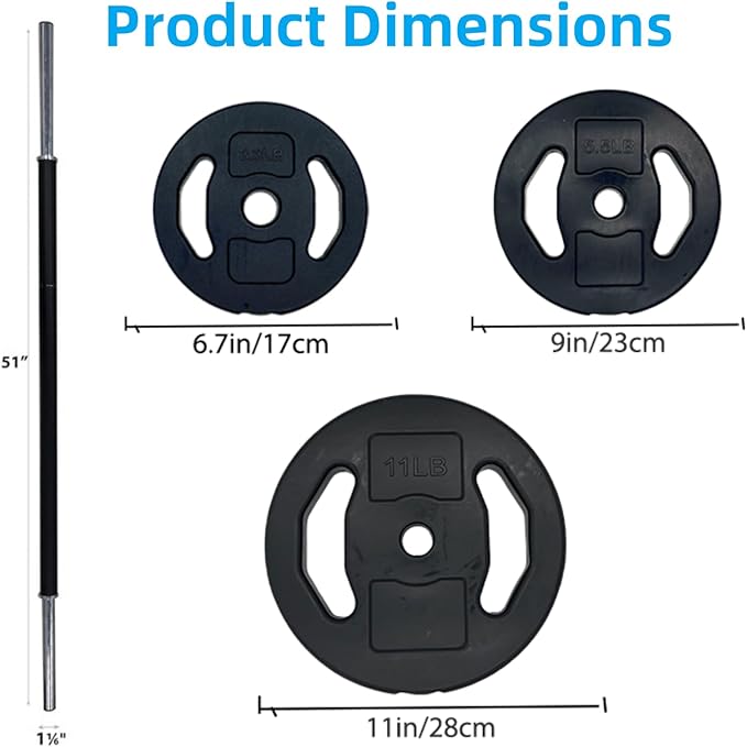 Adjustable Barbell Weight Set