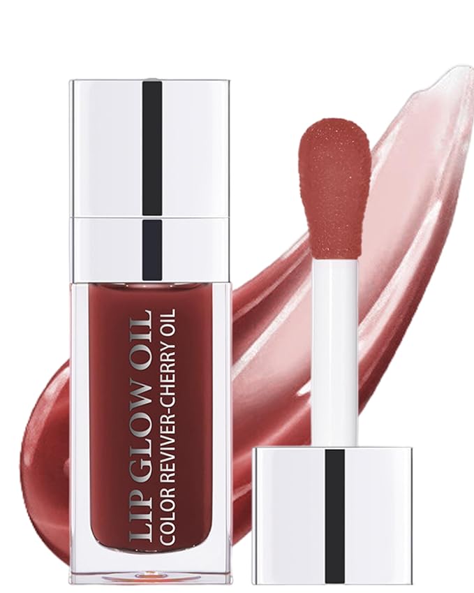 Lip Glow Oil, Mahogany, Lip Care Gift