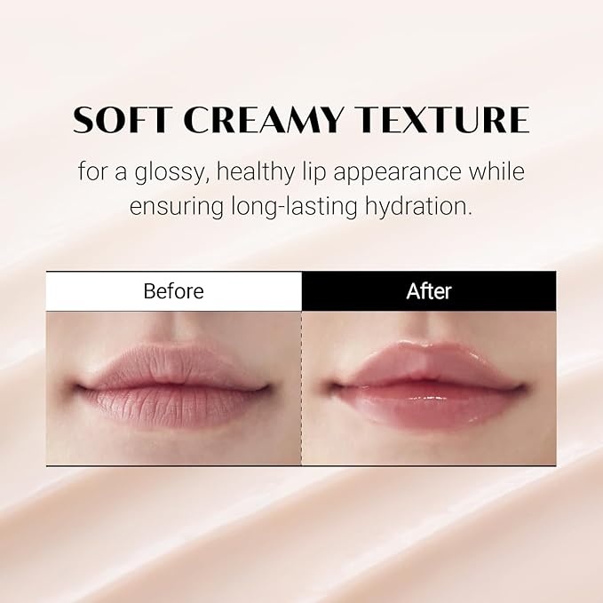 Daera B.E Active Lip Cream 6g, Hydrating, Moisturizing & Plumping Korean Overnight Sleeping Mask for Dry Lips, Glossy Finish, Natural Ingredients, Non-Irritating, Gentle for Sensitive Skin