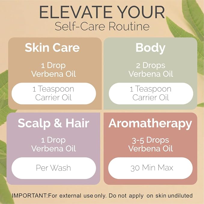 Essential Oils (Lemon Verbena)