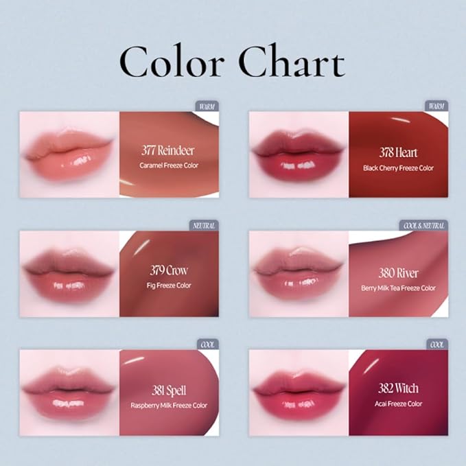 DINTO Frozen Lip Jelly - Icy Cool Plumping Lip Gloss with Metal Tip - High-Shine Non-Sticky Jelly Formula for Fuller, Juicy Lips - Vegan & Cruelty-Free - 0.34 fl oz - Shade 373 Gerda