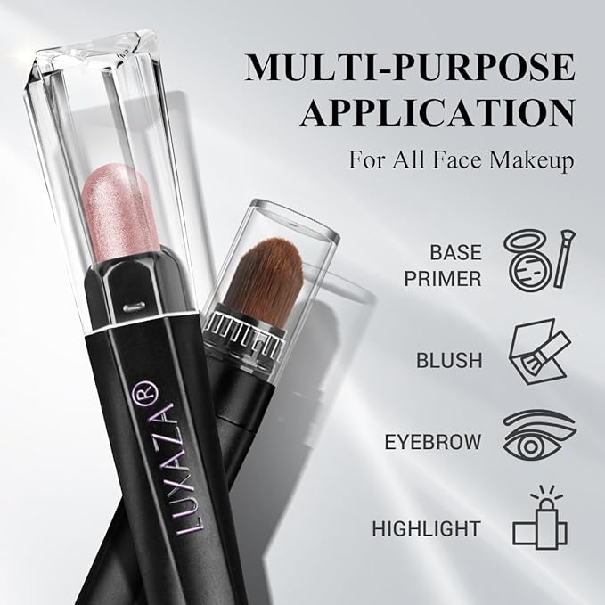 Brown Eyeshadow Stick Makeup Set 10PCS, Neutral Shimmer And Matte Cream Eye Shadow Palette, Metallic Bronze Smoky Eyeliner Brightener Crayon Pencil Kit, Ideal Gift for Women -Love's Gifts