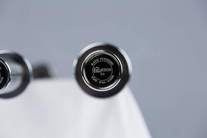 Black Men’s Elevation Barbell (7FT) (44LBS Bar Weight) (1500LBS Weight