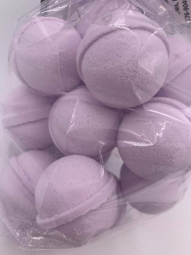 Spa Pure Plumeria Bath Bombs: Bath Fizzies moisturizing with Shea Butter, Great for Dry Skin, Small (14 Count) Pack of 1