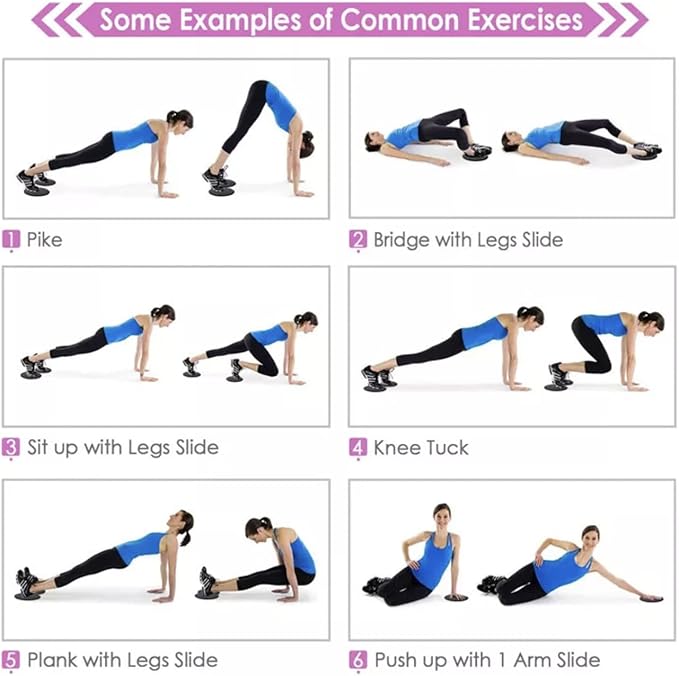 Athlos Fitness Core Sliders - Premium Exercise Sliders