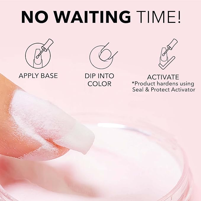 Kiara Sky Long Lasting Nail Dip Powder Pink Grapefruit Cosmo 1 oz