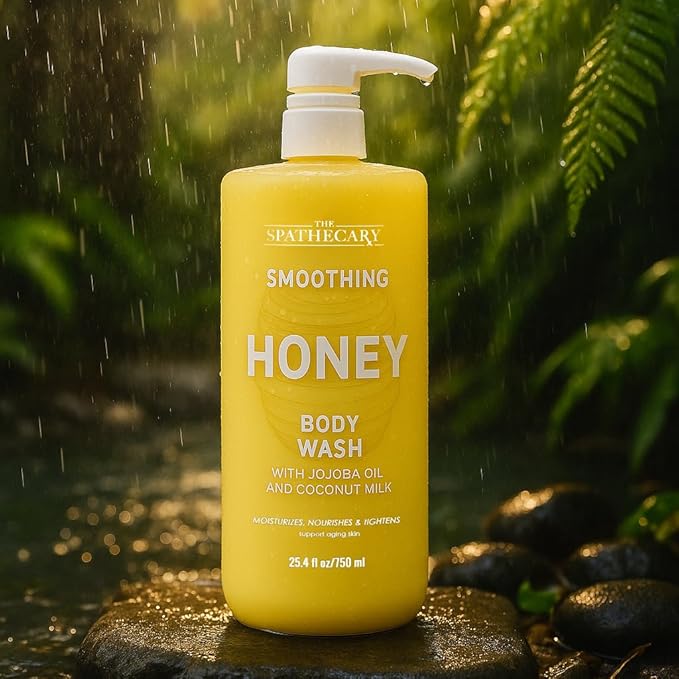 THE SPATHECARY Vitamin C Body Wash – With Niacinamide & Orange Blossom – Brightens, Tones & Smooths Skin – Paraben-Free, Sulfate-Free, Daily Radiance Formula, 25.4oz
