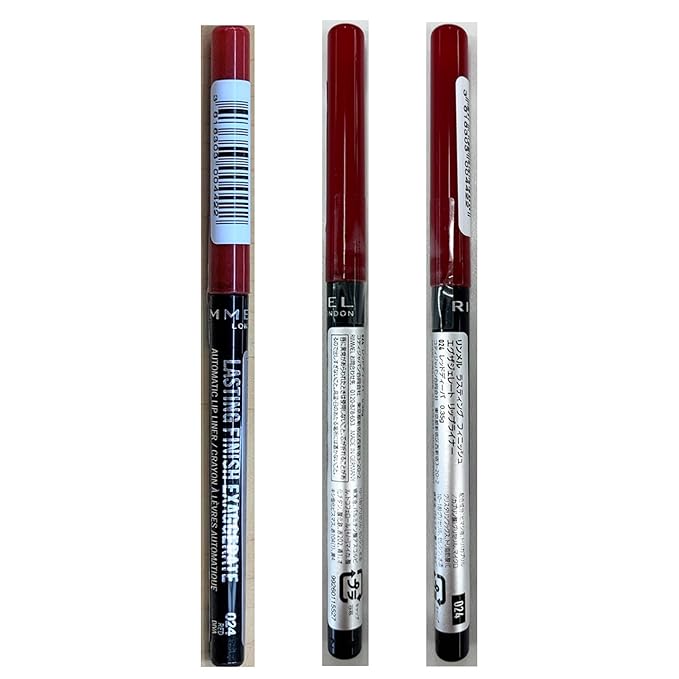 Rimmel Lasting Finish Exaggerate Automatic Lip Liner - Rich, Smooth Formula, Long Lasting - 024 Red Diva, .01oz