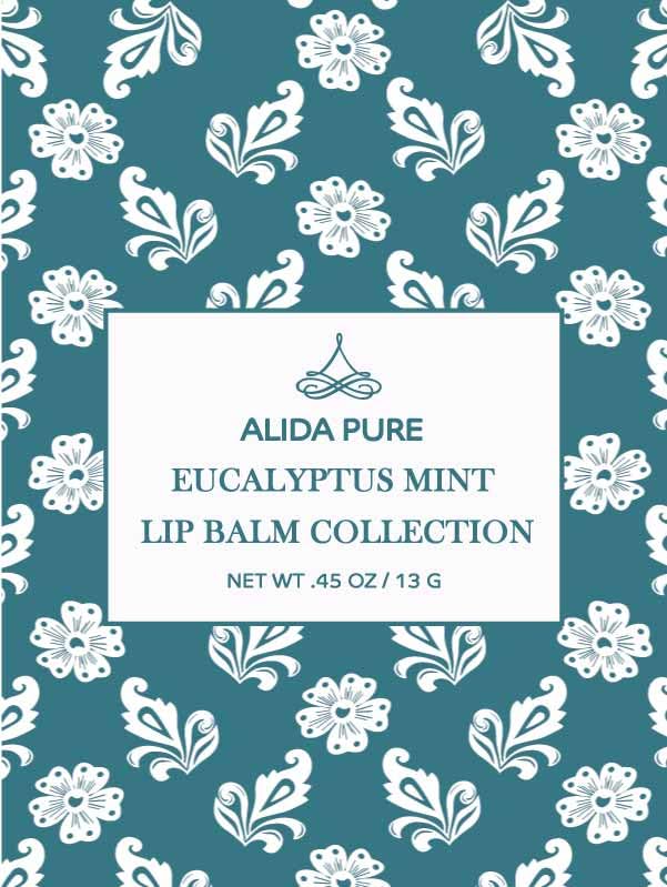 Eucalyptus Mint Lip Balm Collection, Vegan Lips,