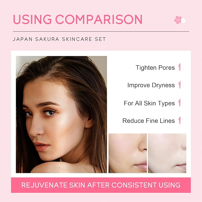 Skin Care Set JAPAN-SAKURA Women Beauty