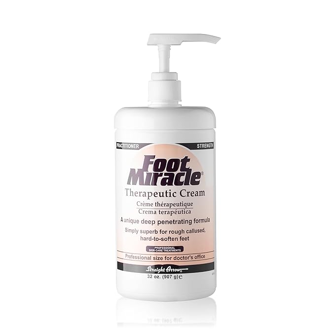 Foot Miracle Therapeutic Cream Practitioner Strength 32 Ounce With Pump