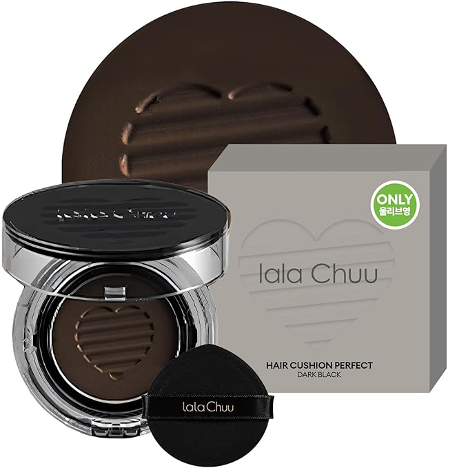 LALACHUU Perfect Mini Hairline Powder, the revolutionary solution for concealing hair loss instantly, Root Touch Up for Women & Men. Stain Proof for 100 hours 0.14 Ounce (Dark Brown)