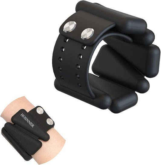 Adjustable Women Wrist Weights - Silicone Bracelet Button 1 LB 2 Per