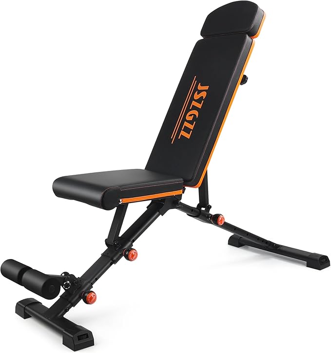 Adjustable Weight Bench for Home Gym 660 Lb 3 Sec