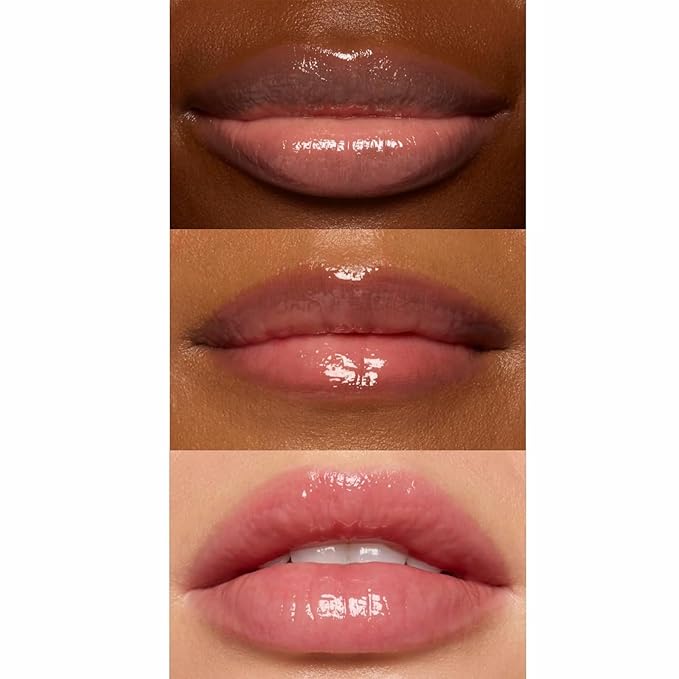 Deep Hydrating Lip Butter Balm - Hydrating Lip Treatment with Glossy Finish, Shea Butter, Vitamin E, Peptides & Hyaluronic Acid - Vegan, Non-Sticky, Lip Care - 2 Pack (Sheer Pink-Unscented)