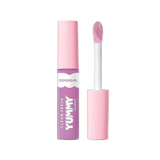 COVERGIRL Clean Fresh Yummy Lip Gloss, Sheer, Natural Scents, Vegan Formula - Laugh-vender