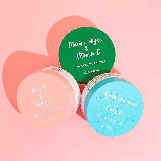 Under Eye Patches for Dark Circles, Puffiness - Eye Bag, Wrinkle Treatment Gel Mask - Caffeine Hyaluronic Acid Niacinamide - Brightening Hydrating - Korean Skincare, Birthday Gift for Women, 30Pairs
