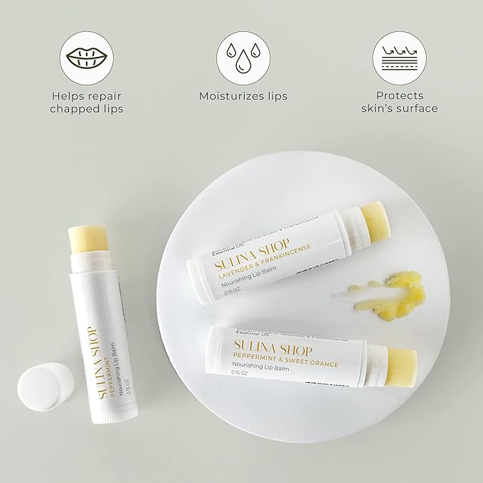 Peppermint Lip Balm - Moisturizing Lip Formula