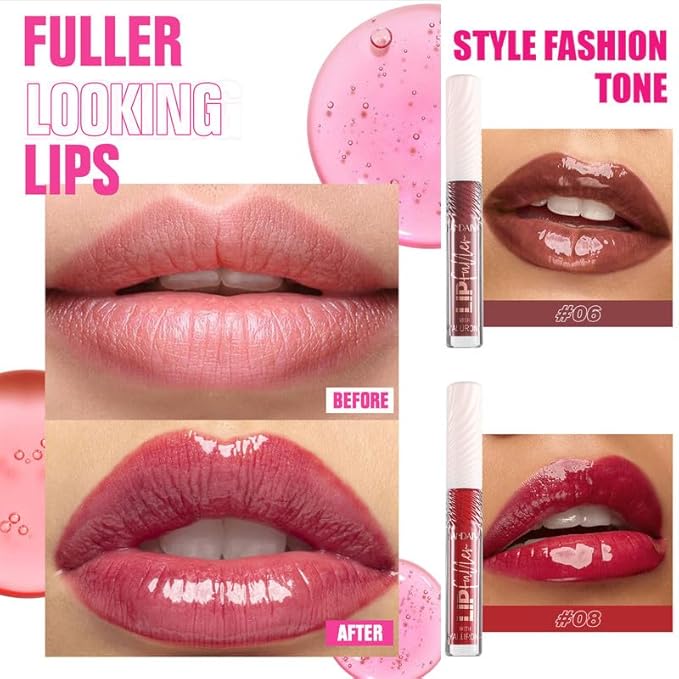 Hyaluronic Acid Lip Balm Gloss Moisturizing Hydrating Lip