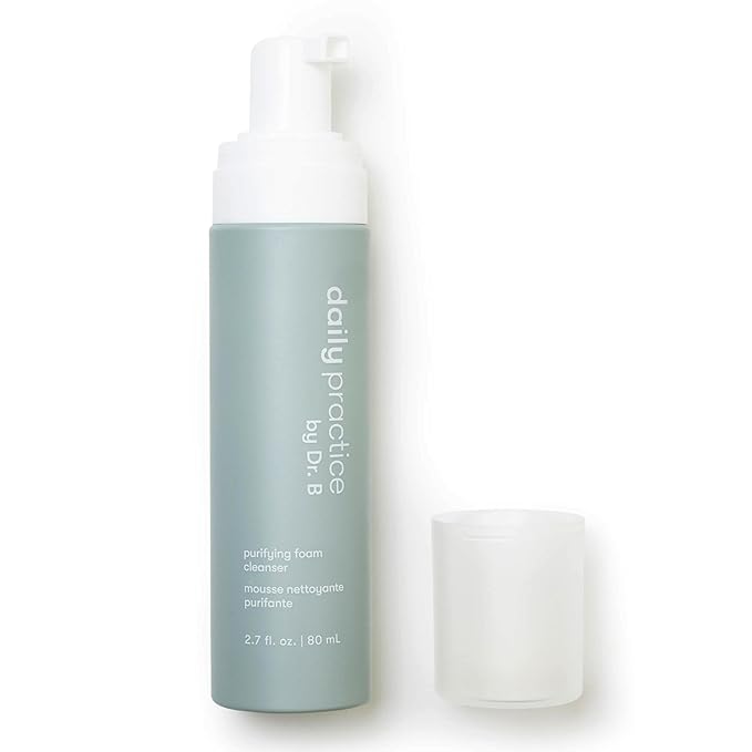 Daily Practice Dr. B Purifying Foam Cleanser - Gentle Eyelid Cleanser & Eyelash Wash for Sensitive & Dry Eyes, Blepharitis Treatment - Ophthalmologist-Created, Paraben/Phthalate/SLS-Free - 2.7 fl oz