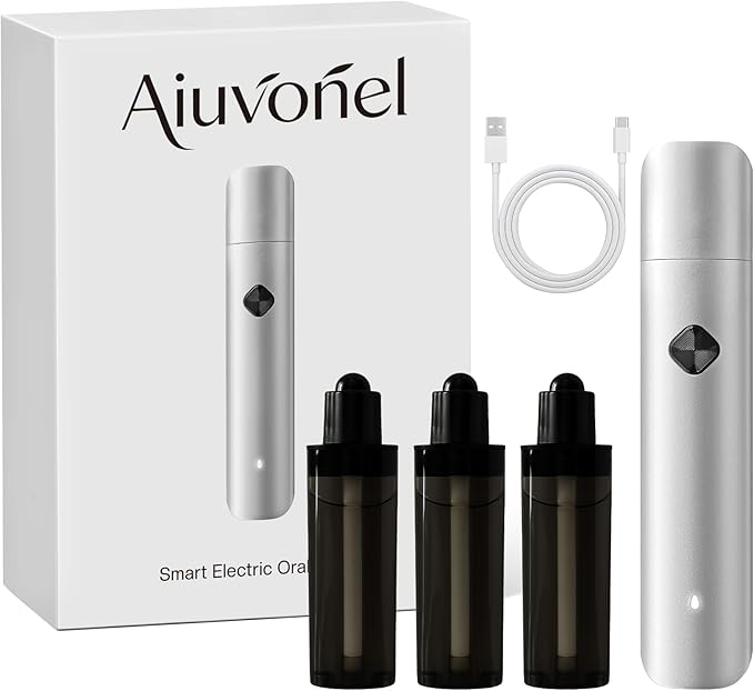 Smart Rechargeable Oral Spray For Bad Breath Portable Fresh Breath Mist Device Mint Flavor, Refillable Design for Daily Refreshing Use