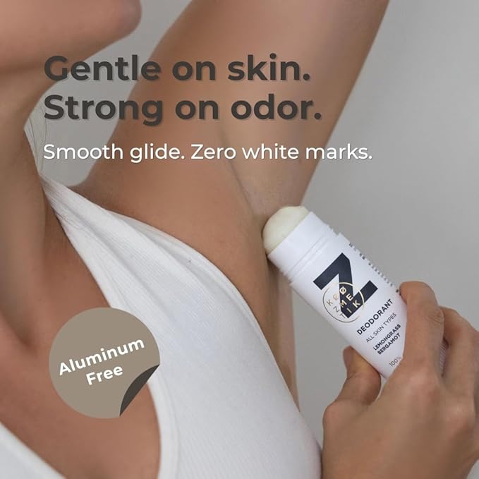 Natural Deodorant Z for Men & Women | 100% Natural, Aluminum-Free, Lemongrass & Bergamot | Long-Lasting Odor Protection | Skin-Friendly, Cruelty-Free, | 50ml (1.7oz)