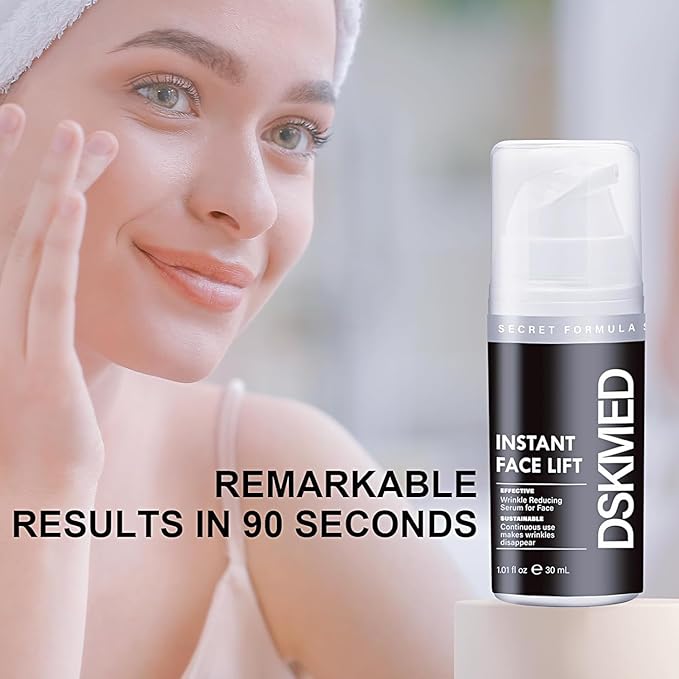 DSKMED Under Eye Bags and Wrinkles - Instant Face Lift Cream,Remove Dark Circles, Bags Under Eyes, Fine Lines, Wrinkles and Neck Lines,Firming Delicate Skin
