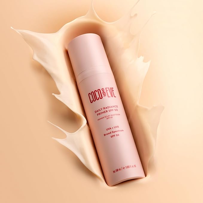Coco & Eve Daily Radiance Primer SPF50 Sunscreen