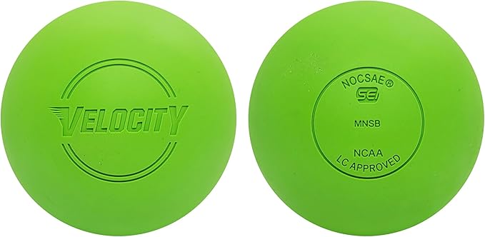 Velocity Lacrosse Balls - 1, 2, 3, 6, 12, 18, 24, 36, 60 and 120 Packs - for Practice, Official NFHS and College Approved Size