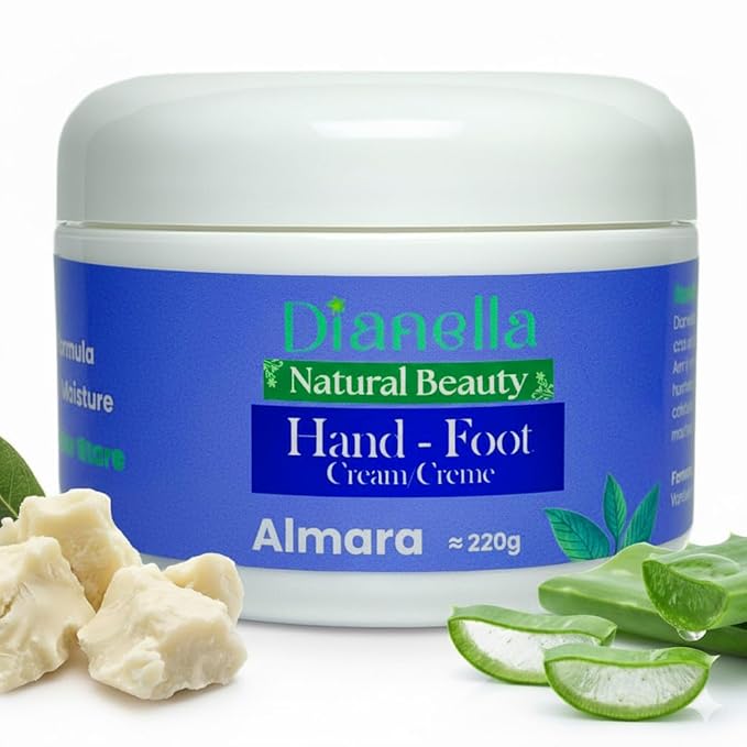 Natural Foot, Nail & Hand Cream - Skin Care & Nourishing Formula – Rich Hydration with Tea Tree - Daily Repair Cream for Men & Women, Softens, Protects & Restores Skin – 8oz