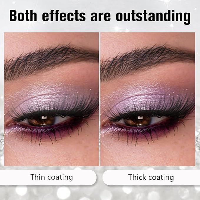 Shiny Shimmer Highlight Eyeshadow Palette, Cream Sparkling Glitter Metallic Powder Quad, Day to Night Champange Gold Silver Brown White Smoky sombras de ojos, Party Cosmetics (Ice flash-Shimmer-03#)