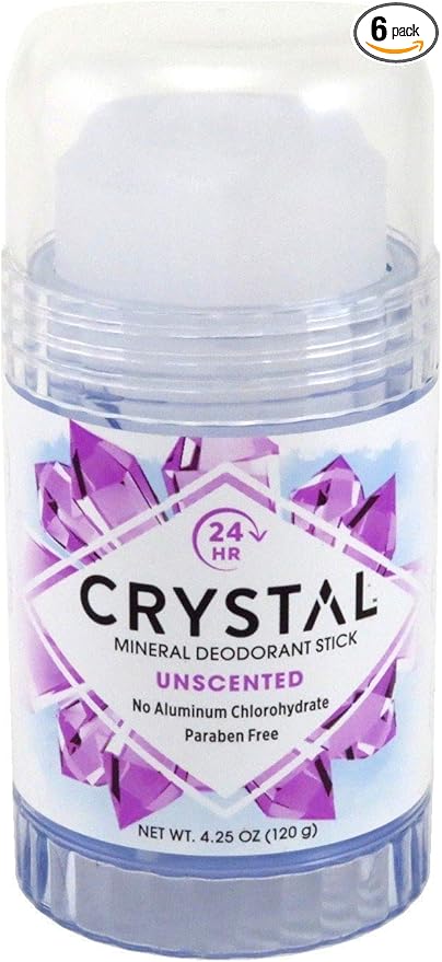 Crystal Deodorant Stick 4.25 Ounce (125.7ml) (6 Pack)