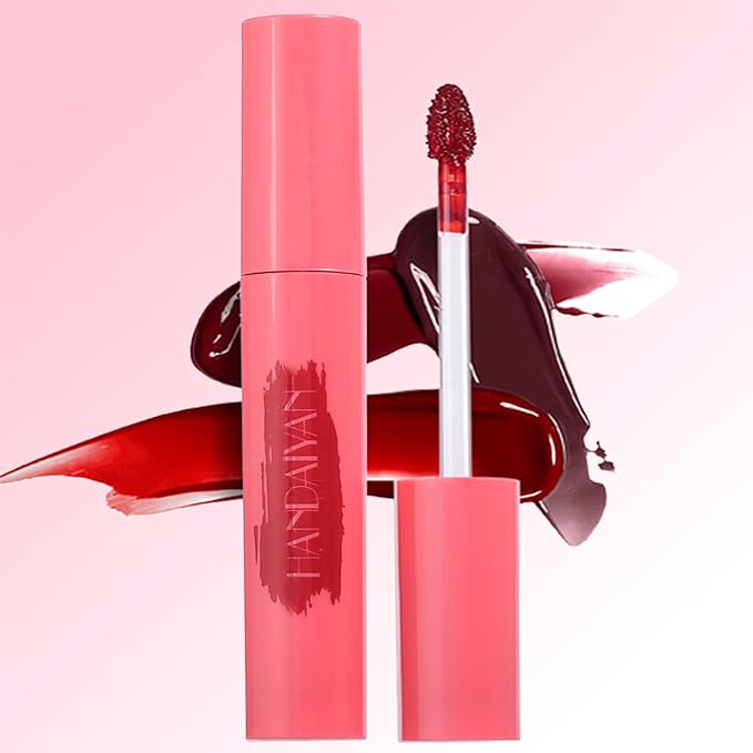 Wonder Blading Lip Stain Peel Off Masque, 6 Colors Tattoo Peel Off Mask, Matte Finish Peel Off Lip Stain, Waterproof & Transfer Proof Nude Lip Tint, Lip Tatoo Peel Lip Tint, 02# Cherry Red