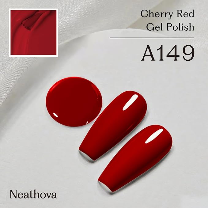 15ML Gel Nail Polish Pure Sheer Same Color Same Bottle Soak Off Gel Polish Art Manicure Salon DIY at Home for Women (Cherry Wine) 1PCS