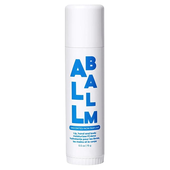 Zizia Unscented Multi All Balm Stick – Moisturizing and Hydrating Stick for Lips, Hands & Body – with Shea Butter, Jojoba Oil, Aloe Vera, Calendula – Beauty Moisturizer - Travel Essentials - 0.5 oz